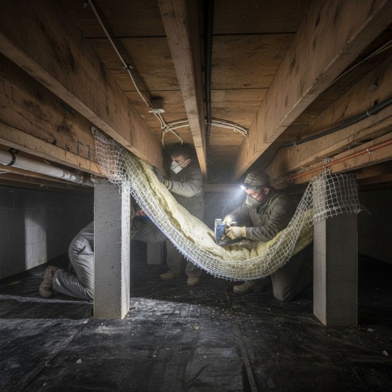 Basement Insulation Installation