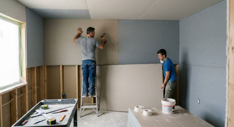 Bedroom Drywall Installation in Olathe, KS