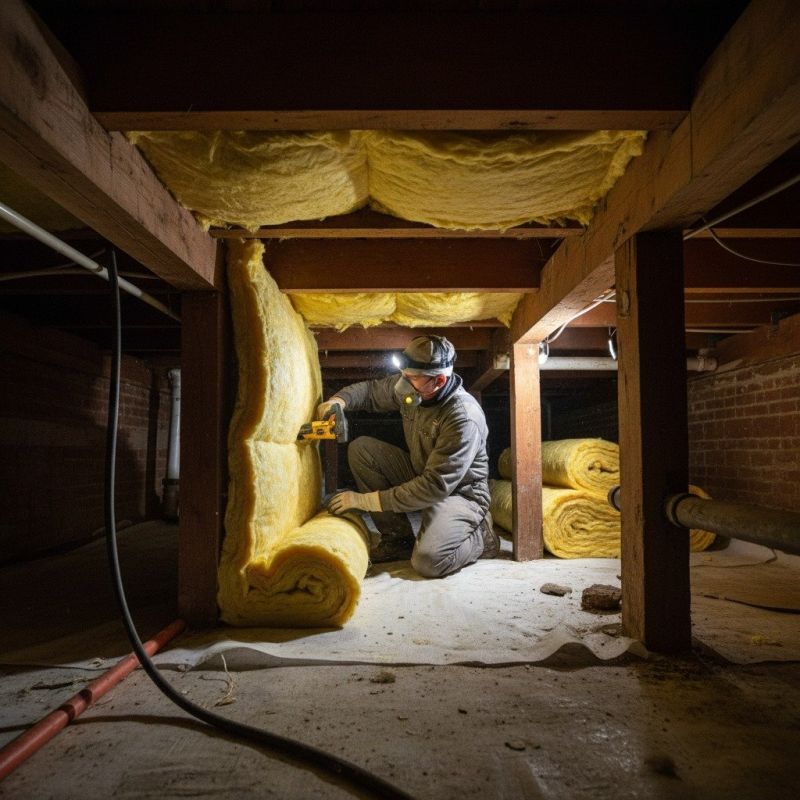 Basement Insulation Installation