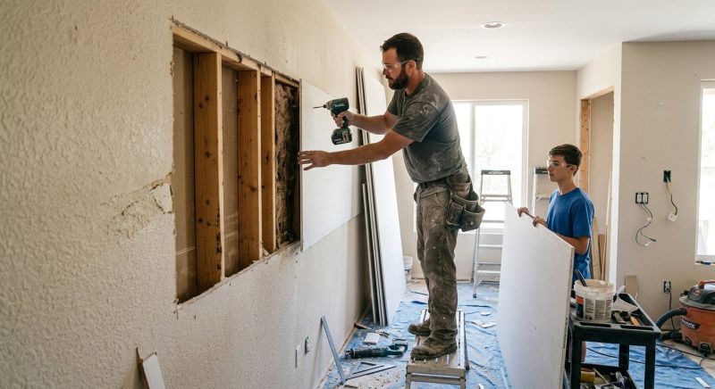 Drywall Replacement in Conroe, TX