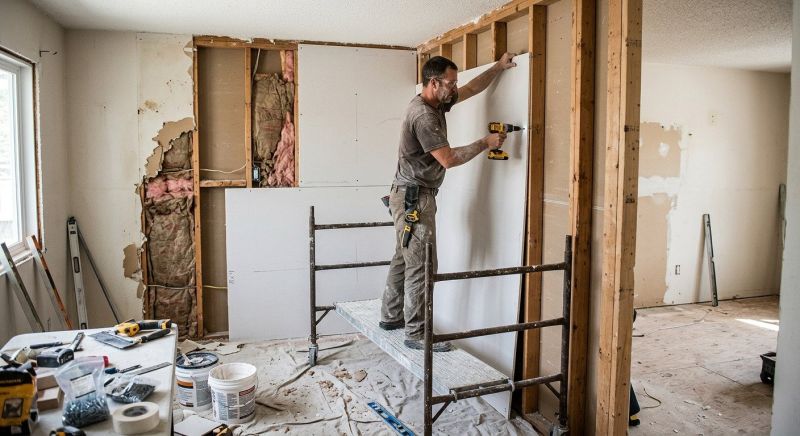 Drywall Replacement in Conroe, TX