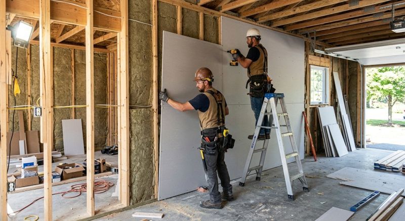 Garage Wallboard Installation in Kansas City, KS