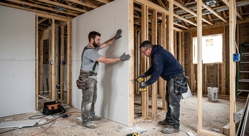 House Drywall Installation in Olathe, KS