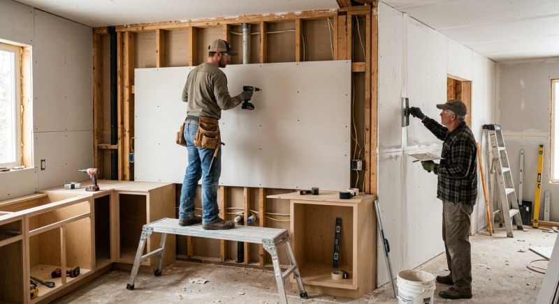 House Drywall Installation in Olathe, KS