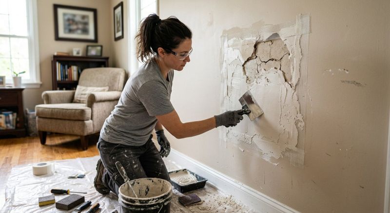 Wall Damage Repair in Kansas City, KS